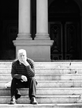 Street Photography - smoke break